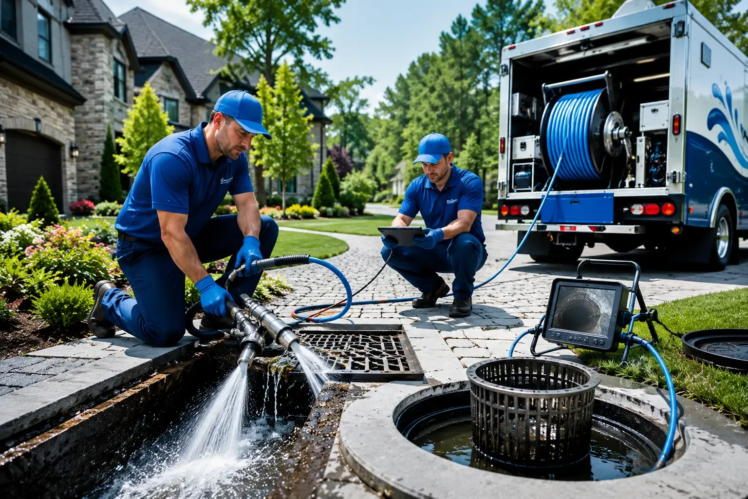 Local outdoor drain cleaning professionals in Litchfield, OH