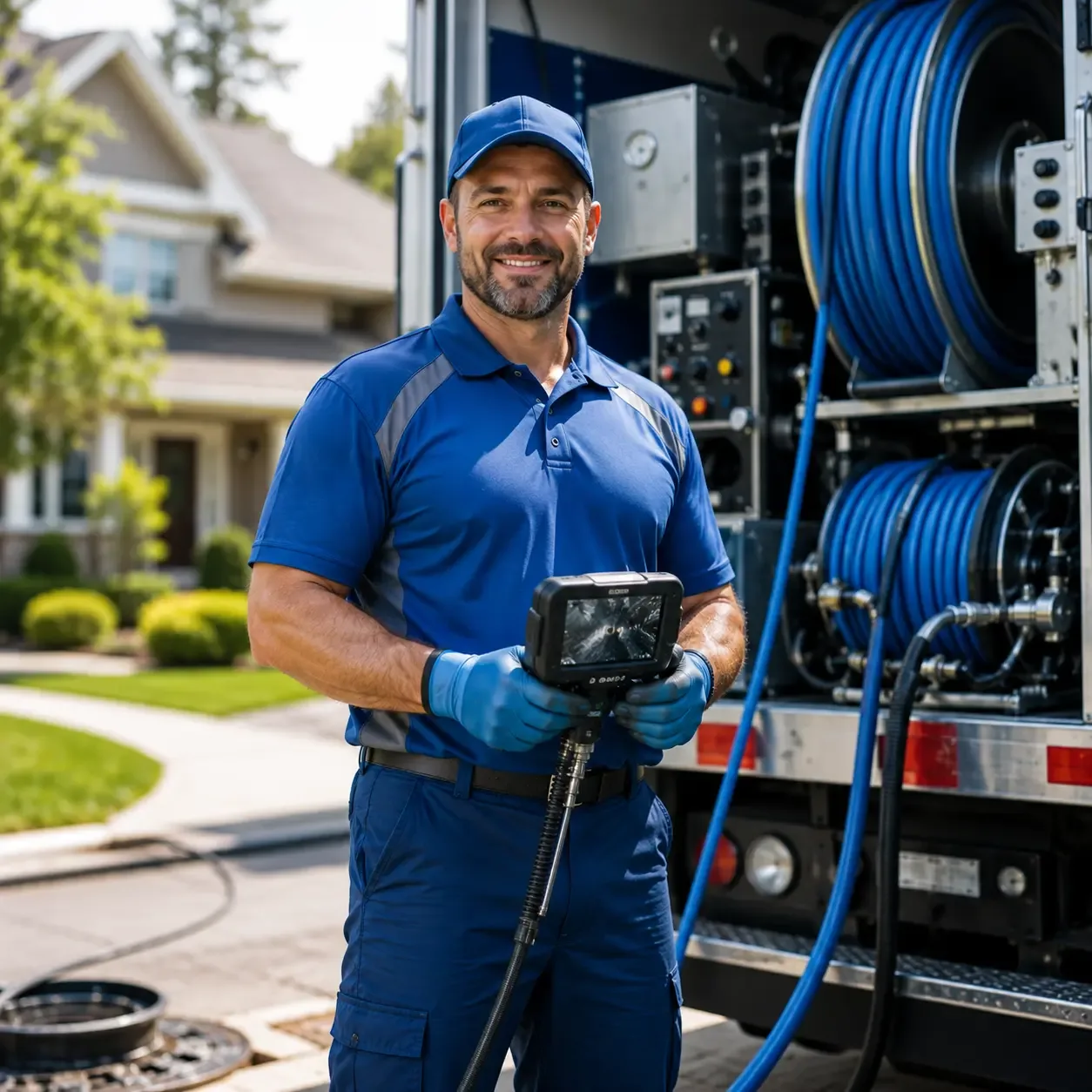 Local outdoor drain cleaning specialists in Litchfield, OH